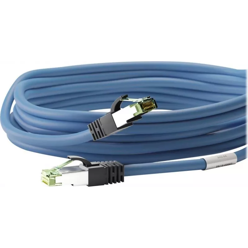 Wentronic Goobay CAT 8.1 patch-kaapeli, S/FTP (PiMF), sininen, 5 m, LSZH, kupari, 24 AWG 45662