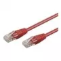 Wentronic Goobay CAT 5e patch-kaapeli, U/UTP, punainen, 2 m - CCA kuparipinnoitettu alumiini (68359)