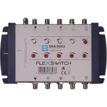 WISI FLEXSWITCH linjavahvistin DXA0505 4xSAT/1xTERR multiswitch-kaskadeille