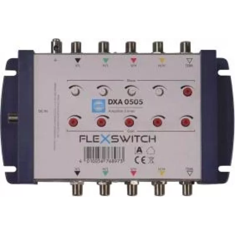 WISI FLEXSWITCH linjavahvistin DXA0505 4xSAT/1xTERR multiswitch-kaskadeille