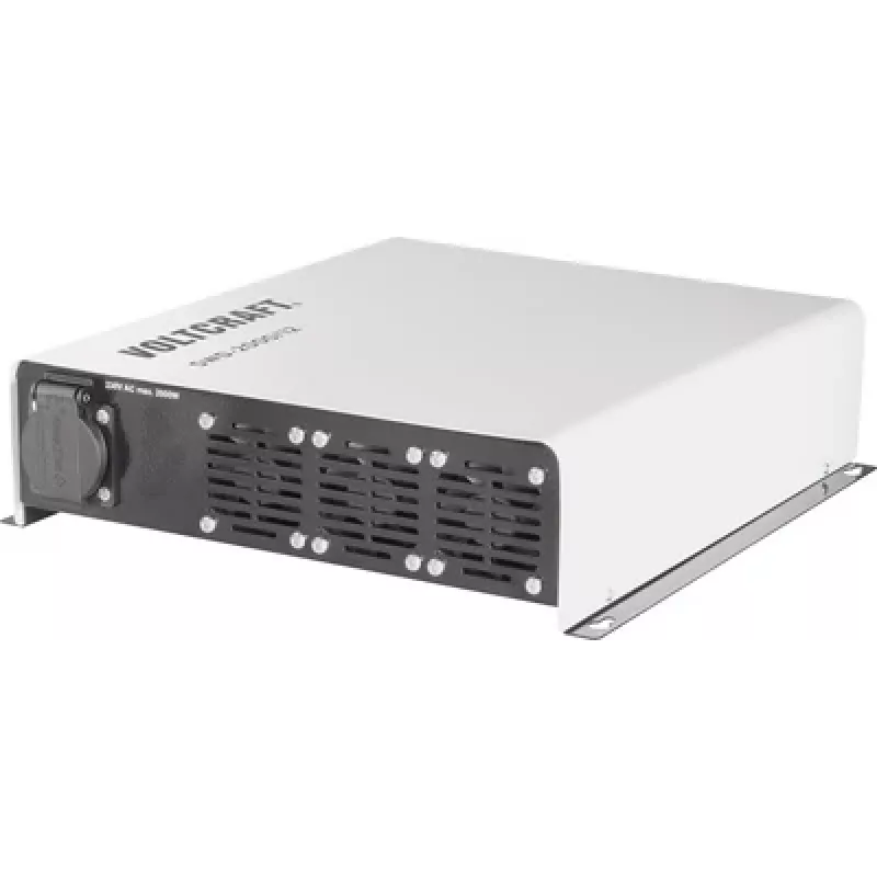 VOLTCRAFT SWD-2000/12 puhdas siniaalto invertteri 2000 W 12 V DC -> 230 V AC kaukosäätimellä