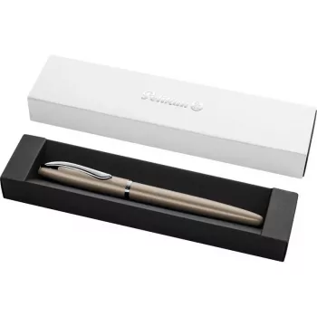 Pelikan Jazz Noble Elegance mustekynä, taupe lakattu, painettava korkki, medium musta muste 400197469