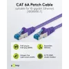 Wentronic Goobay CAT 6a S/FTP patch-kaapeli, RJ45, violetti, 3 m, LSZH, kupari 93789