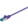 Wentronic Goobay CAT 6a S/FTP patch-kaapeli, RJ45, violetti, 3 m, LSZH, kupari 93789