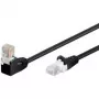 Wentronic 94173 Cat5e U/UTP RJ-45 verkkokaapeli, 0,5 m, musta