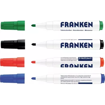 FRANKEN U-ACT! Line valkotaulutussi, pyöreä kärki, 3 mm, eri värit, 1 kpl Z1999