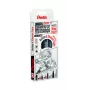 Pentel Manga Action fineliner-kynäsarja, musta, 3 kynää (0,05/0,2/0,8 mm) kotelossa MNG3PCS-AC