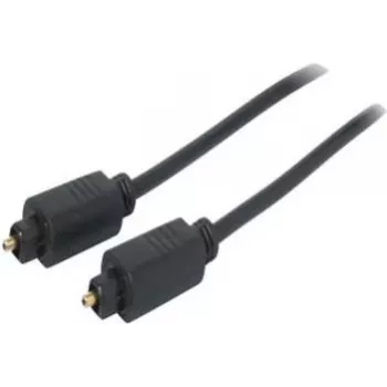 SHIVERPEAKS 3,0 m Toslink–Toslink optinen audiokaapeli, kullatut liittimet, musta BS69004-3.0