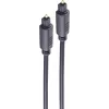 SHIVERPEAKS 3,0 m Toslink–Toslink optinen audiokaapeli, kullatut liittimet, musta BS69004-3.0