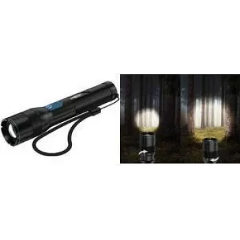 ANSMANN Adventure TA1800RF ladattava LED-taskulamppu, 1 800 lumenia, USB-C, musta 1600-0763