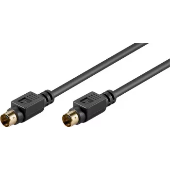 Wentronic AVK 157-500 S-Video-kaapeli 5,0 m musta pistoke–pistoke 50059