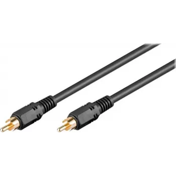 Wentronic AVK 238-1500 RCA-kaapeli 15 m musta urosliitin - urosliitin 50338