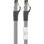 Wentronic Goobay CAT 8.1 patch-kaapeli, S/FTP (PiMF), harmaa, 20 m - LSZH halogeeniton, kupari AWG 24 (55143)