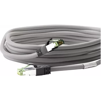 Wentronic Goobay CAT 8.1 patch-kaapeli, S/FTP (PiMF), harmaa, 20 m - LSZH halogeeniton, kupari AWG 24 (55143)