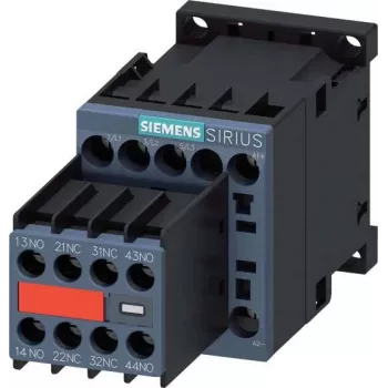 SIEMENS SIRIUS 3RT2 tehonkontaktori 5,5 kW 400 V 12 A 24 V DC 2NO+2NC ruuviliittimet 3RT20171BB443MA0