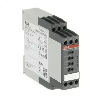 ABB CT-MXS monitoimiaikarele, 24-48 V DC / 24-240 V AC, 2 vaihtokosketinta, 10 toimintoa, DIN-kisko 1SVR730030R3300