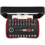 fischer 559121 32-osainen ruuvauskärkisarja (Phillips, Pozidriv, ura, Torx Plus)