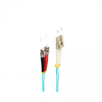 shiverpeaks BS77945/3 kuitu-patchkaapeli 5 m LC ST OM3 aqua