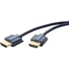 ClickTronic 70703 HDMI-kaapeli 1,5 m HDMI Type-A pistoke - pistoke sininen 4K 60Hz 18Gbps