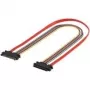 Wentronic Goobay sisäinen PC-virtajohdon jatko 0,3 m Molex 4-pin pistoke - rasia 93945