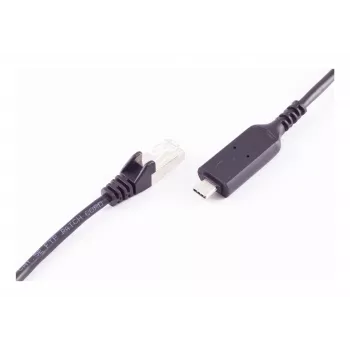 SHIVERPEAKS USB-C - RJ45 Gigabit Ethernet -adapterikaapeli 1 m musta BS13-51025