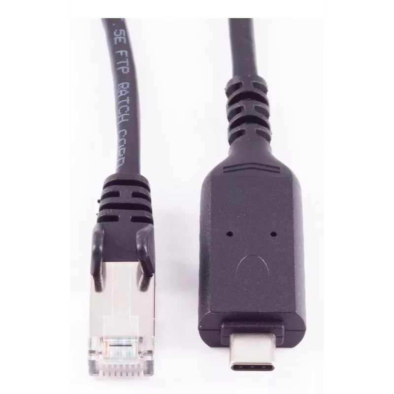 SHIVERPEAKS USB-C - RJ45 Gigabit Ethernet -adapterikaapeli 1 m musta BS13-51025