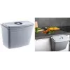 keeeper Milan 4L ripustettava keittiön jäteastia, Nordic Grey, kannella, PP 1031213000000