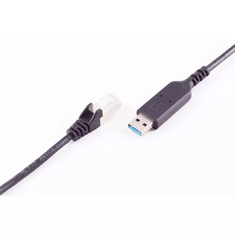 SHIVERPEAKS USB-A - RJ45 Gigabit Ethernet -adapterikaapeli, 1 m, musta BS13-52025