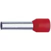Klauke 47612 eristetty johdinpääteholkki, 10 mm², punainen, 12 mm nastan pituus, 100 kpl