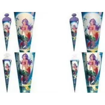 ROTH Magical Mermaid koulutötterö, kulmikas, 850 mm, kalvotyllisuljin, kalvo- ja paljettikoristelu - 1 kpl (678886)