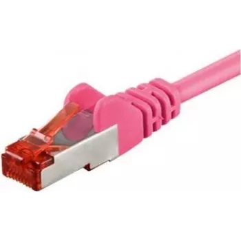 Wentronic CAT6 S/FTP verkkokaapeli, magenta, 1 m 93434