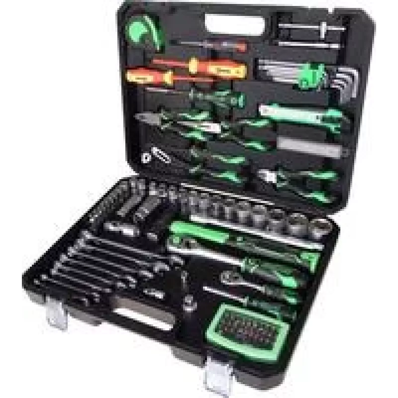 KS TOOLS COMPETITION 1/4+1/2 yleistyökalusarja, 107 osaa 512.0107
