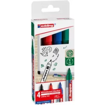 EDDING 360 valkotaulutussi, eri värit, 1,5-3,0 mm, 4 kpl (4-360-4-2)