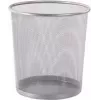 Westcott verkkorunkoinen jäteastia, 12,3 L, hopea, pyöreä, 230 x 270 mm E-744607 00