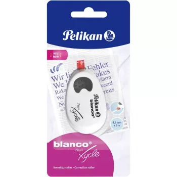 Pelikan Xycle korjausrulla Blanco 4,2 mm x 8 m liuotteeton, heti ylikirjoitettava, ergonominen – 1 kpl (300001140)