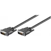 Wentronic goobay DVI-D Dual Link kaapeli 0,5m musta peukaloruuvit 93295