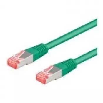 Wentronic 95647 CAT6-patchkaapeli, RJ45 uros–uros, 25 m, vihreä