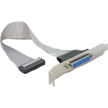 Delock korttipaikan peitelevy 1 x rinnakkaisportti DB25 naaras 26-pin IDC - 25 cm 84300