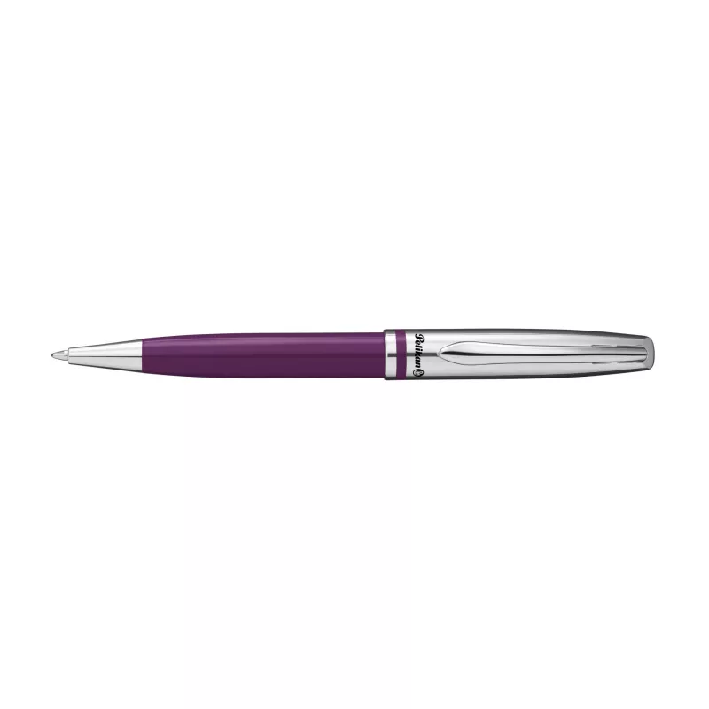 Pelikan Jazz Classic kuulakärkikynä, violetti metalli, kiertomekanismi, sininen muste, medium 300013899