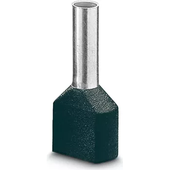 LAPP kaksoisjohdinpäätehylsy, 0,75 mm², 8 mm, osittain eristetty, harmaa, 500 kpl 61802000
