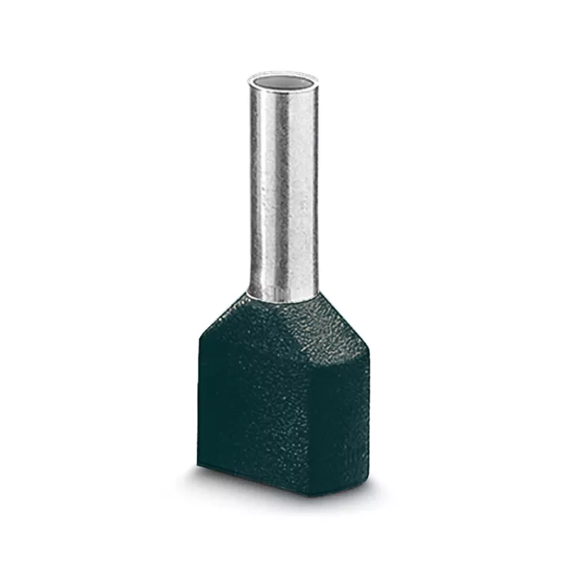 LAPP kaksoisjohdinpäätehylsy, 0,75 mm², 8 mm, osittain eristetty, harmaa, 500 kpl 61802000