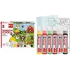 Marabu KiDS Window Color Set Farm, 6 x 25 ml irrotettava ikkunaväri, vesipohjainen, irrotettava, 1 sarja (0306000000006)