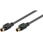 Goobay AVK 157 S-Video-kaapeli 1m pistoke-pistoke musta 50057