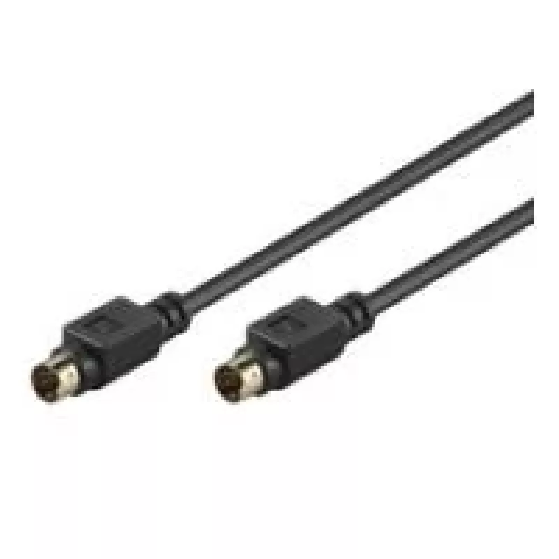 Goobay AVK 157 S-Video-kaapeli 1m pistoke-pistoke musta 50057