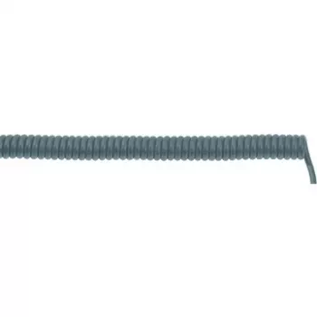 LAPP UNITRONIC SPIRAL LiF2Y11Y spiraalikaapeli, 4 x 0,25 mm², harmaa, 400 mm sisäänvedetty / 1 600 mm ulosvedetty 73220353