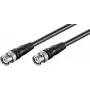 Wentronic Goobay BNC-liitäntäkaapeli, musta, 2 m - BNC-pistoke-BNC-pistoke (50086)