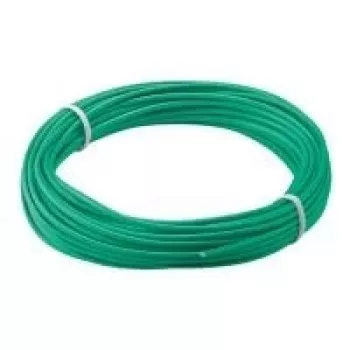 Wentronic Goobay eristetty säikeistetty johdin, vihreä, 10 m, 1-johdin, 18 x 0,1 mm (55042)
