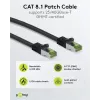 Wentronic Goobay CAT 8.1 -verkkokaapeli S/FTP (PiMF), harmaa, 0,5 m 61114