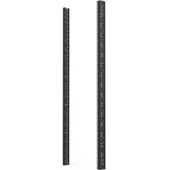 Schroff 23130-014 pystysuuntainen asennuskisko, 38U, 1800 mm, teräs, musta