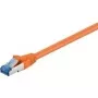 Wentronic Goobay CAT 6a S/FTP -verkkokaapeli, RJ45, 5 m, oranssi, LSZH, kupari 93818